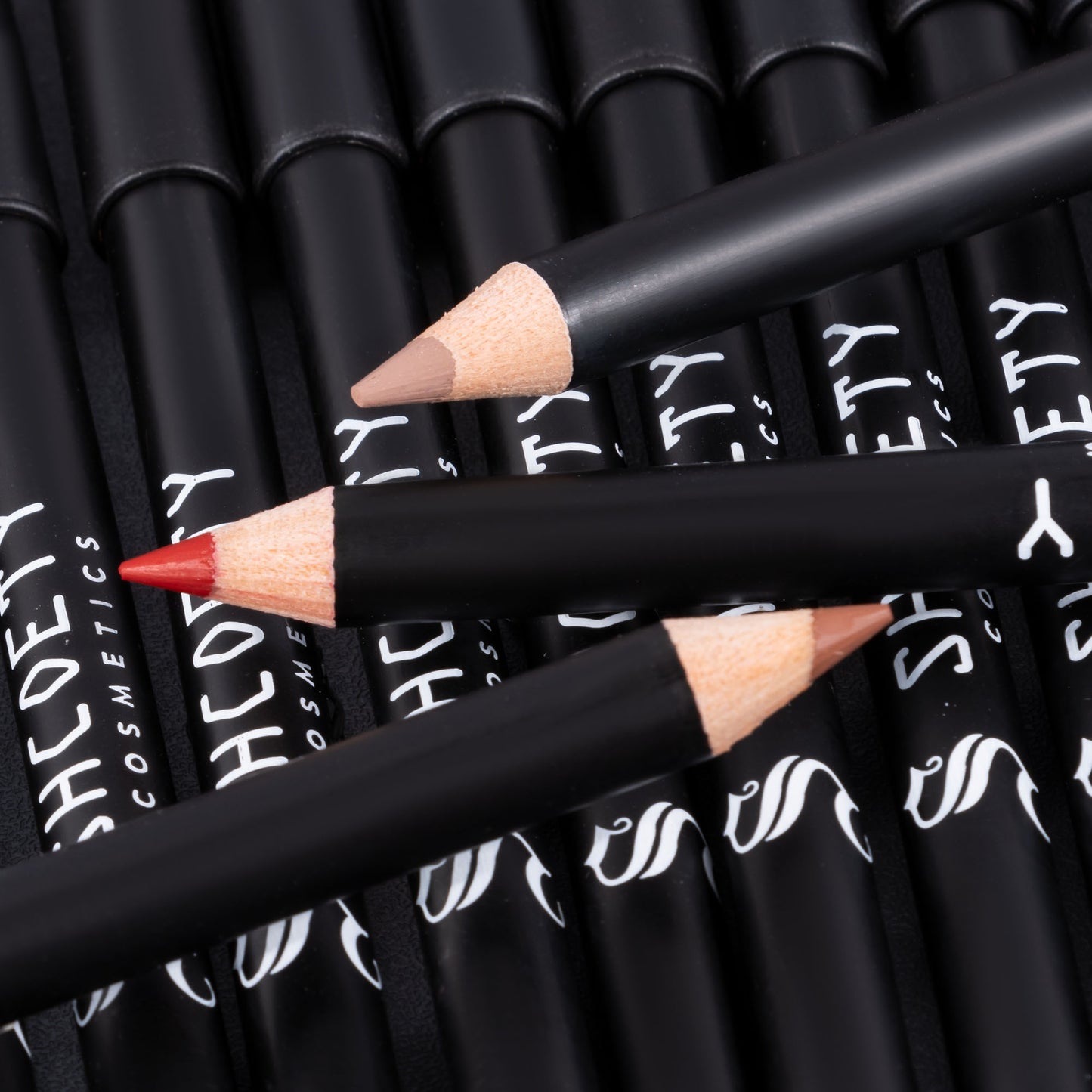 12色哑光唇线笔日常使用