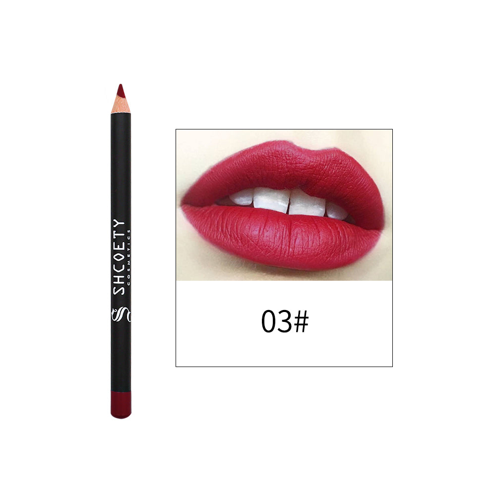 12-teiliges mehrfarbiges Lipliner-Set, wasserfest, schweißfest, langanhaltend und natürlich aussehender Lipliner-Stift, Geschenke zum Valentinstag