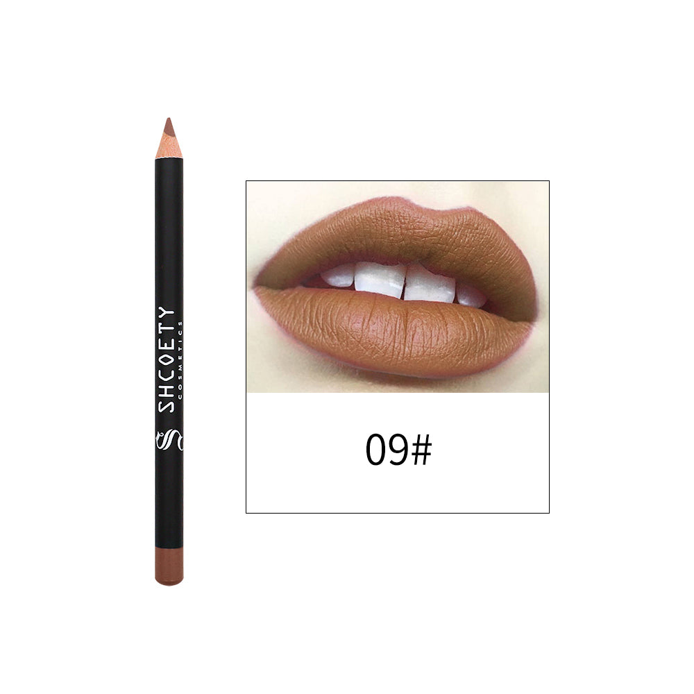 12-teiliges mehrfarbiges Lipliner-Set, wasserfest, schweißfest, langanhaltend und natürlich aussehender Lipliner-Stift, Geschenke zum Valentinstag