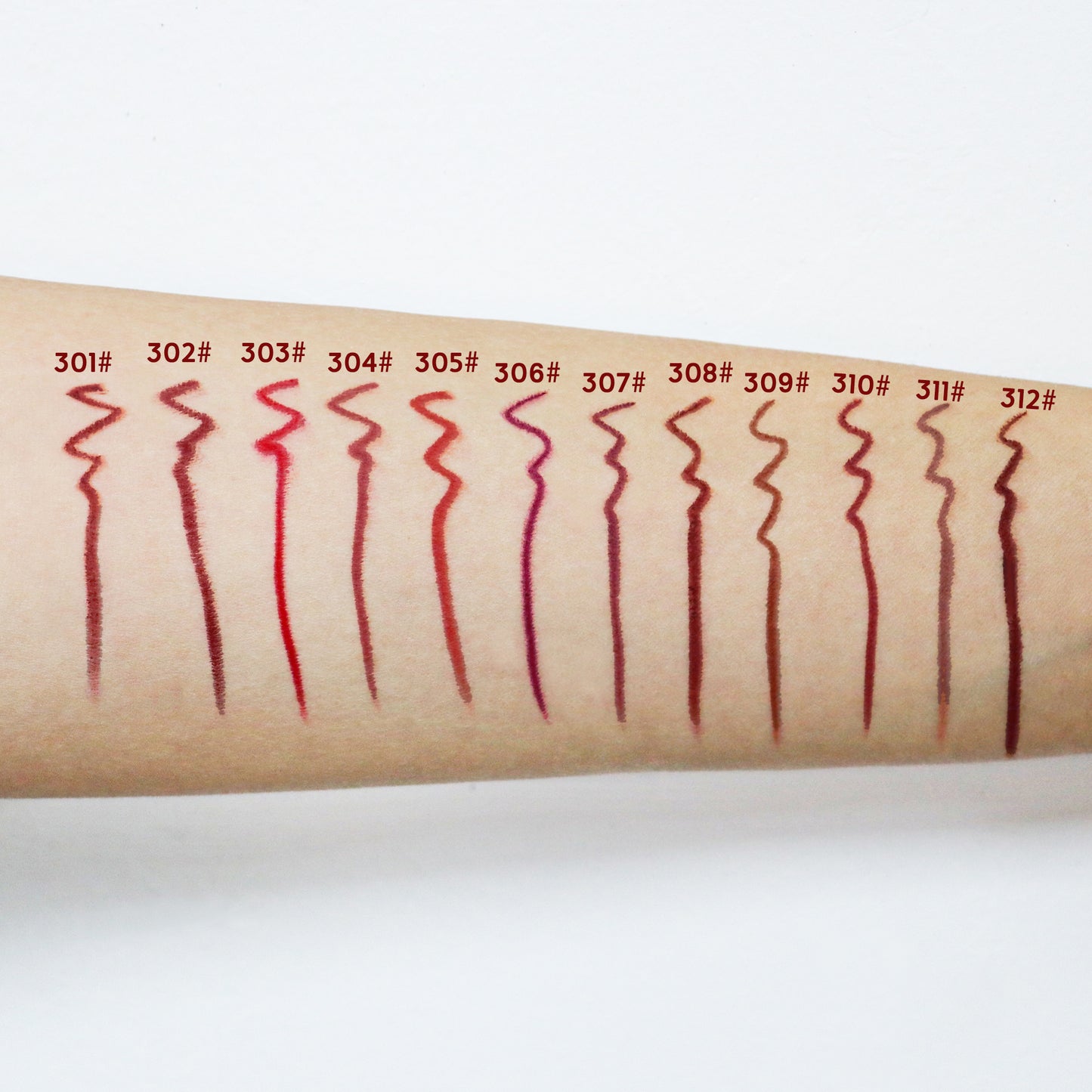 12-teiliges mehrfarbiges Lipliner-Set, wasserfest, schweißfest, langanhaltend und natürlich aussehender Lipliner-Stift, Geschenke zum Valentinstag