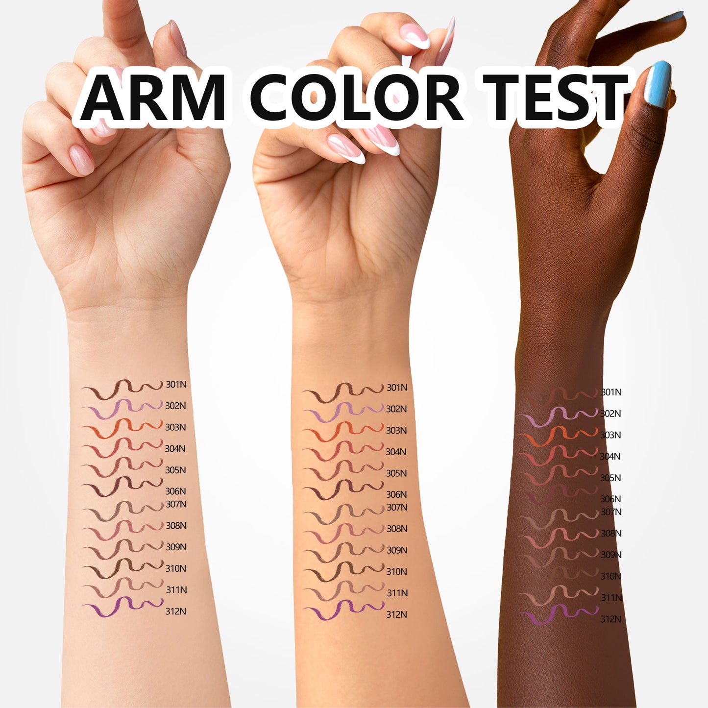 12-color matte lipstick lip liner set nude color non-fading long-lasting