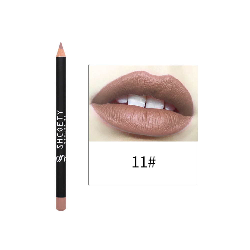 12-teiliges mehrfarbiges Lipliner-Set, wasserfest, schweißfest, langanhaltend und natürlich aussehender Lipliner-Stift, Geschenke zum Valentinstag