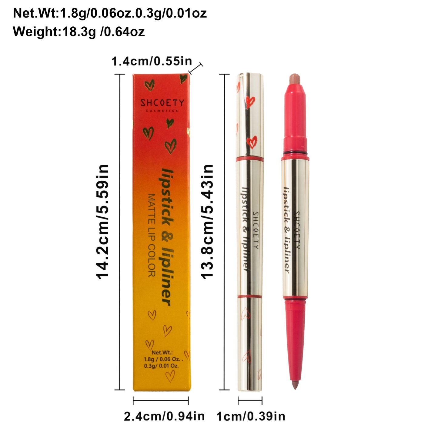 SHCOETY 12 Farben Matte Liquid Lip Liner Set, Dual-Use-Lippenstift und Lipliner Combo, Einfach aufzutragen, Langanhaltende, Viskose Formel, Soft Tip Applikator, Lippen Make-Up Geschenkset