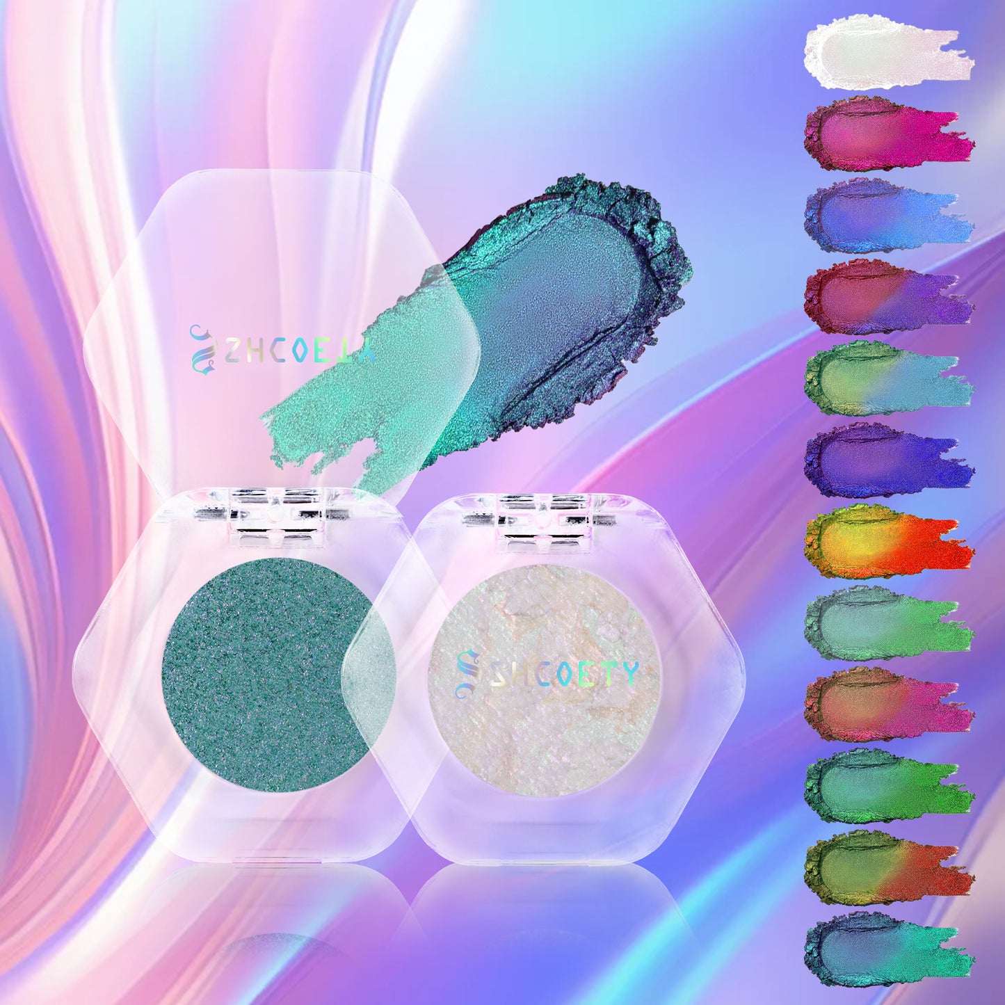 Velvety-soft formula ensures easy blending without fallout, delivering a refined and polished look.