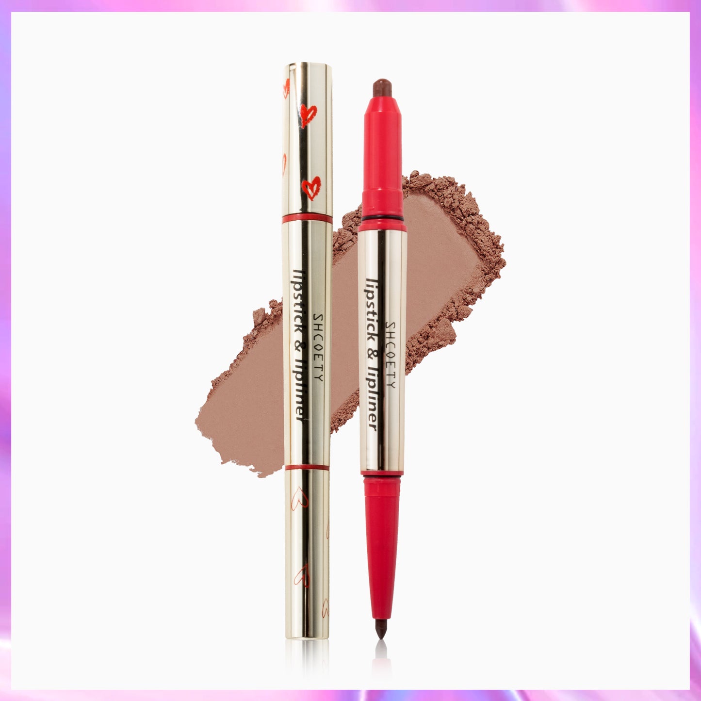 SHCOETY 12 Farben Matte Liquid Lip Liner Set, Dual-Use-Lippenstift und Lipliner Combo, Einfach aufzutragen, Langanhaltende, Viskose Formel, Soft Tip Applikator, Lippen Make-Up Geschenkset