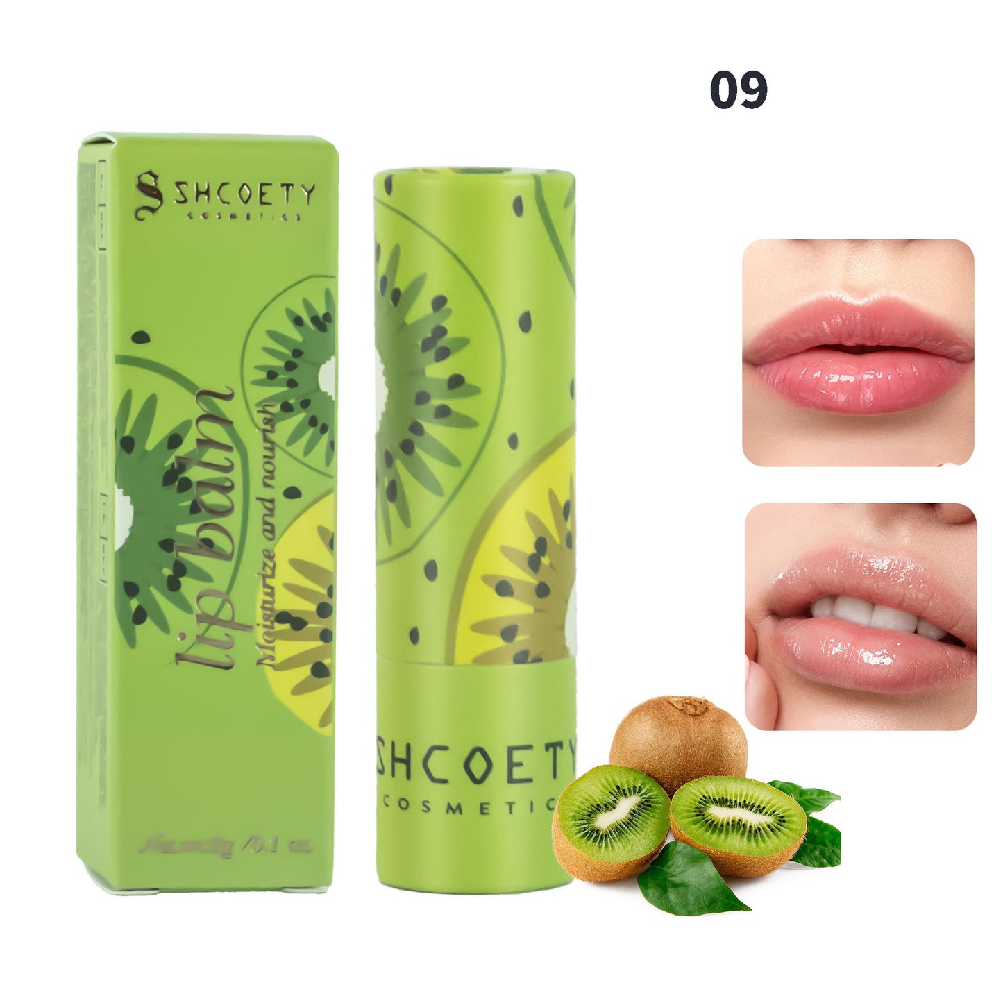 6-teiliges Lippenbalsam-Set mit Fruchtmotiven, feuchtigkeitsspendende, schimmernde Lippenstifte, nährendes Anti-Spritzen-Lippenpflegeset