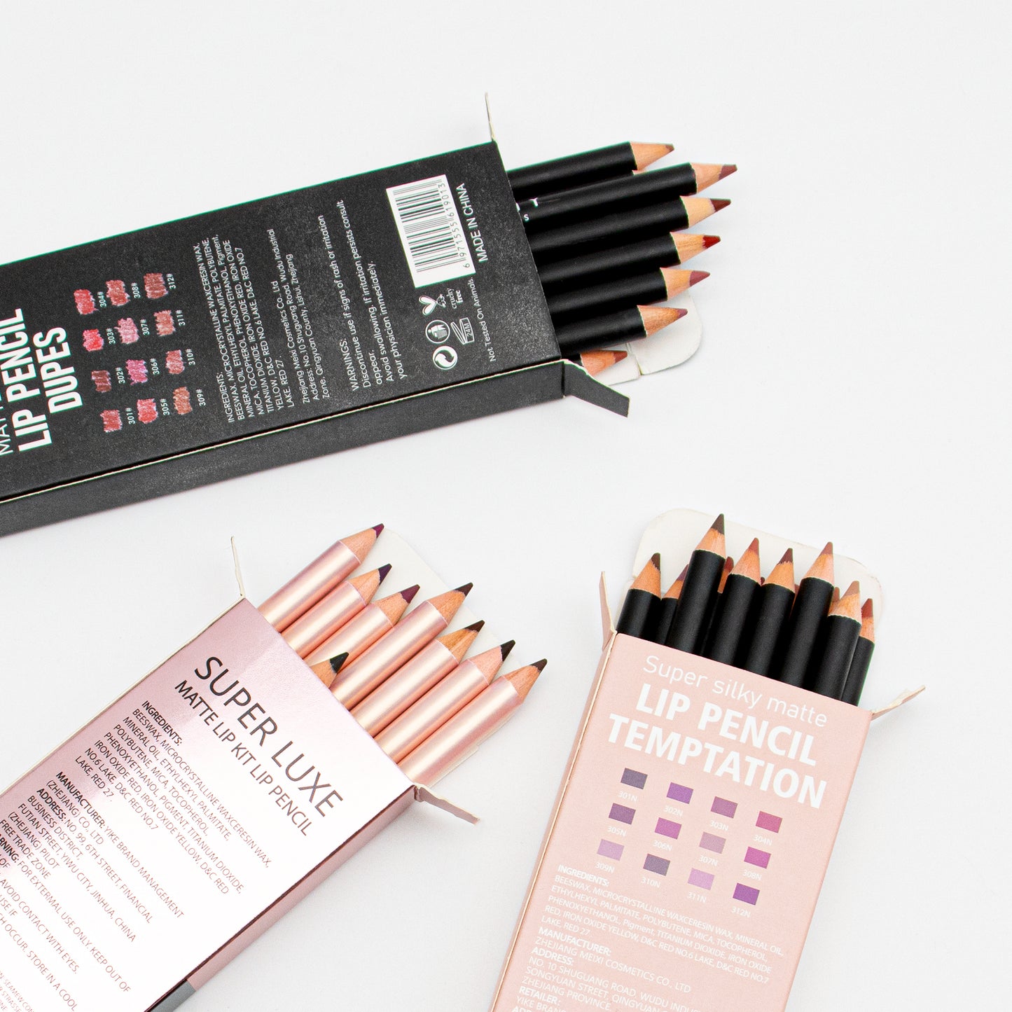 Define Your Lips with Precision – 3-in-1 Lip Liner Set