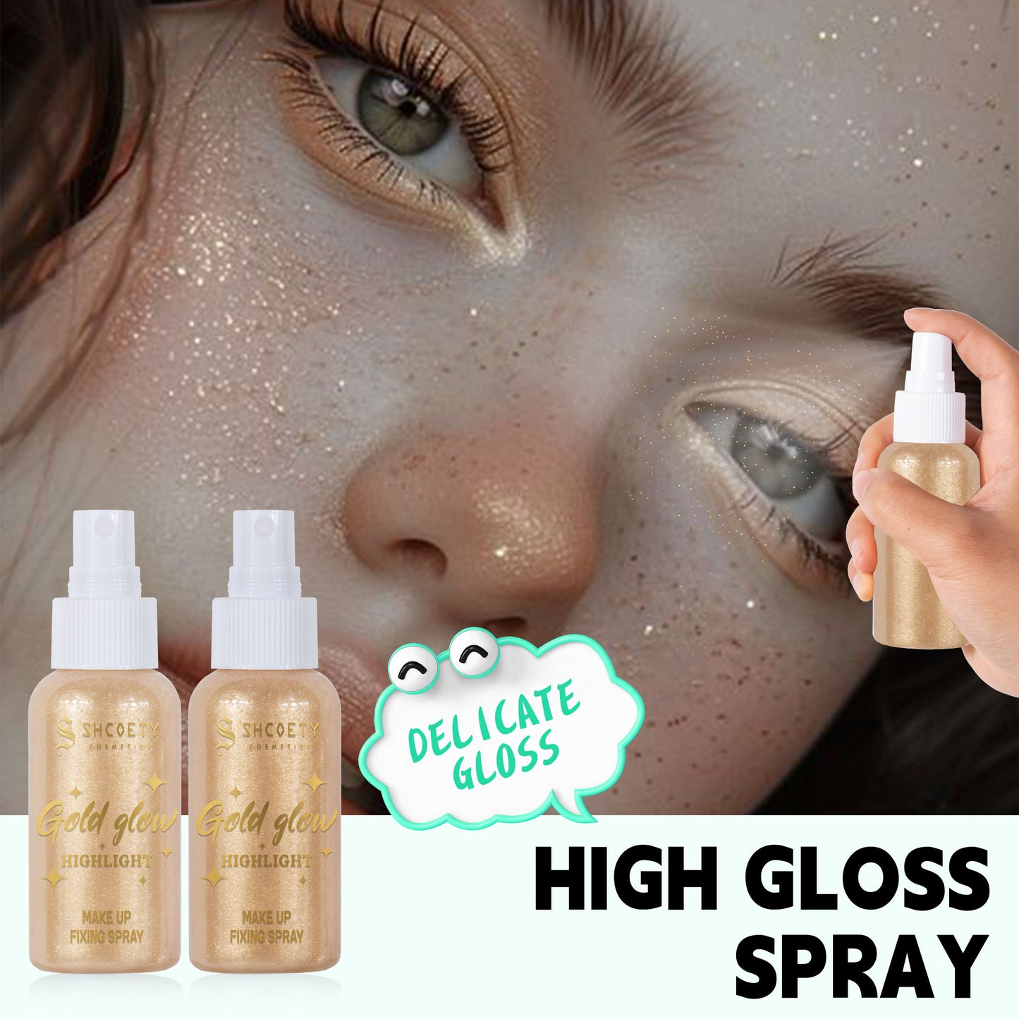 1pcs makeup highlight spray body painting daily use stage plays